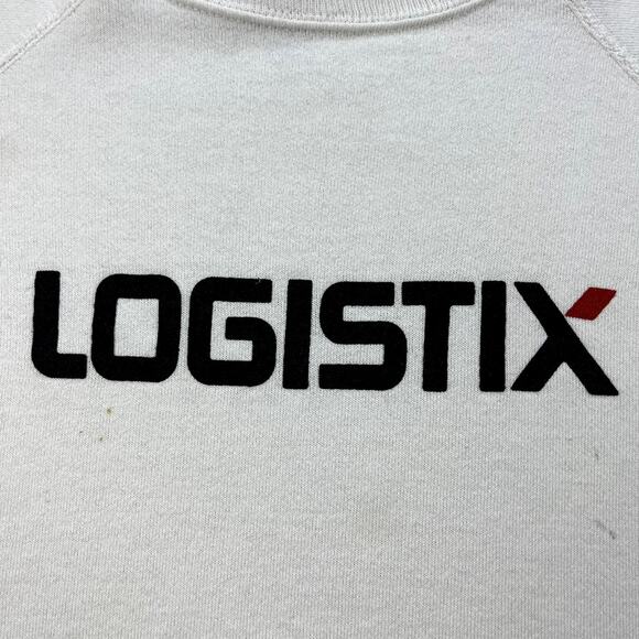 Vintage Technology Sweatshirt Adult Small White Crewneck Computer Software 90s - Picture 2 of 8